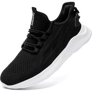 Brand New WOMEN Black White Ethylene Vinyl Acetate Running Walking Sneakers